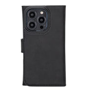 Santa I Phone 16 Pro Max Leather Detachable Wallet Case