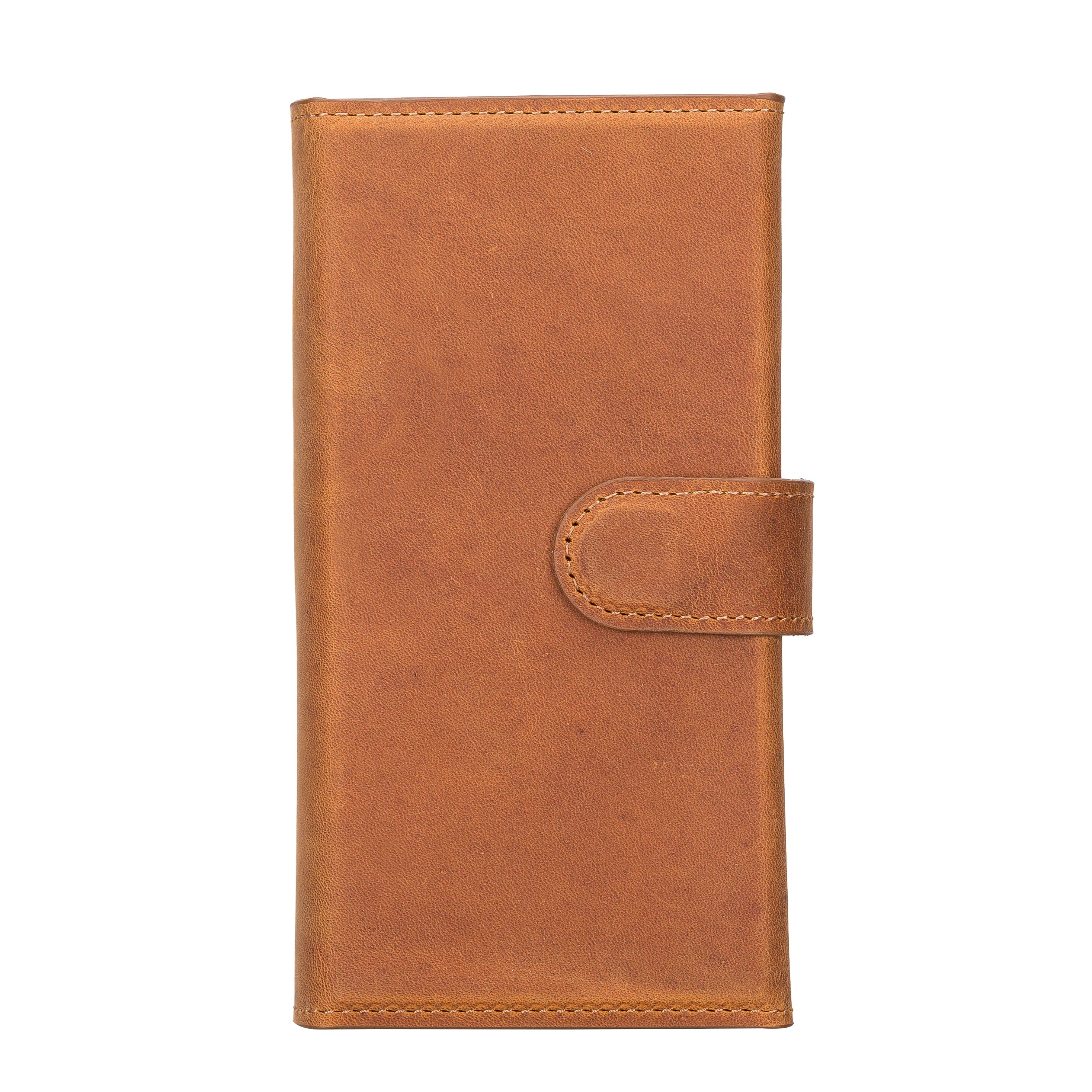 Weihnachtsmann iPhone 14 Leder-Brieftaschenhülle mit abnehmbarem Portemonnaie