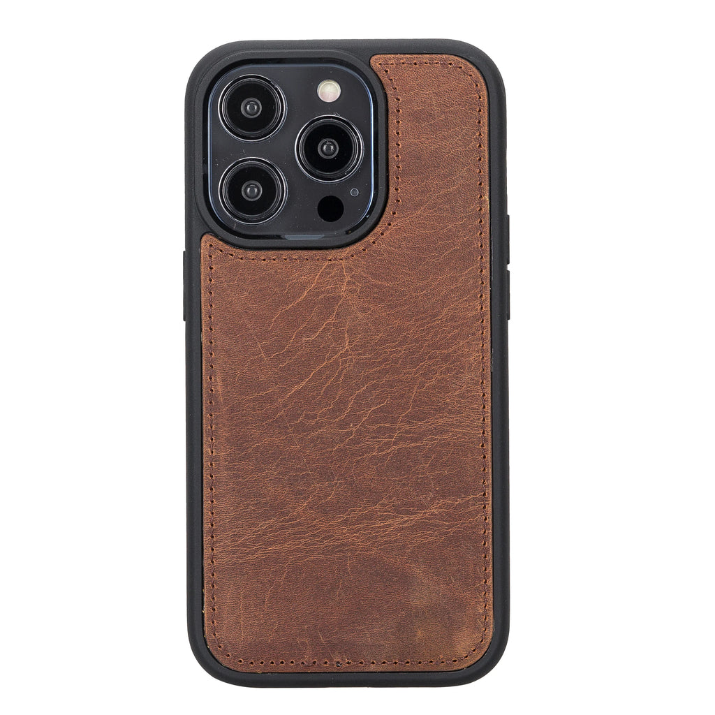 Weihnachtsmann iPhone 14 Pro Leder-Abnehmbare Brieftaschenhülle