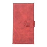 Weihnachtsmann iPhone 14 Pro Max Leder-Brieftaschenhülle mit abnehmbarem Portemonnaie