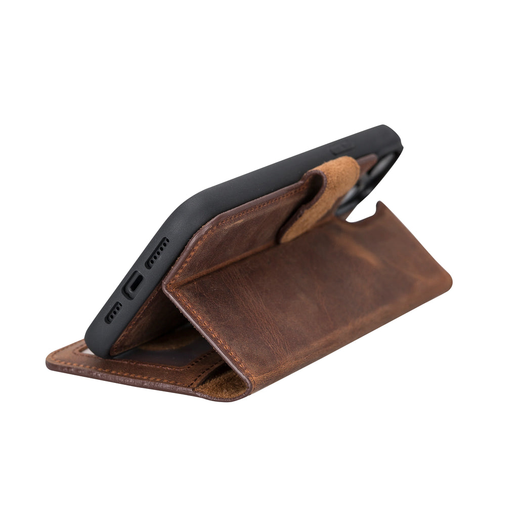 Liluri iPhone 14 Plus abnehmbare Leder-Brieftaschenhülle