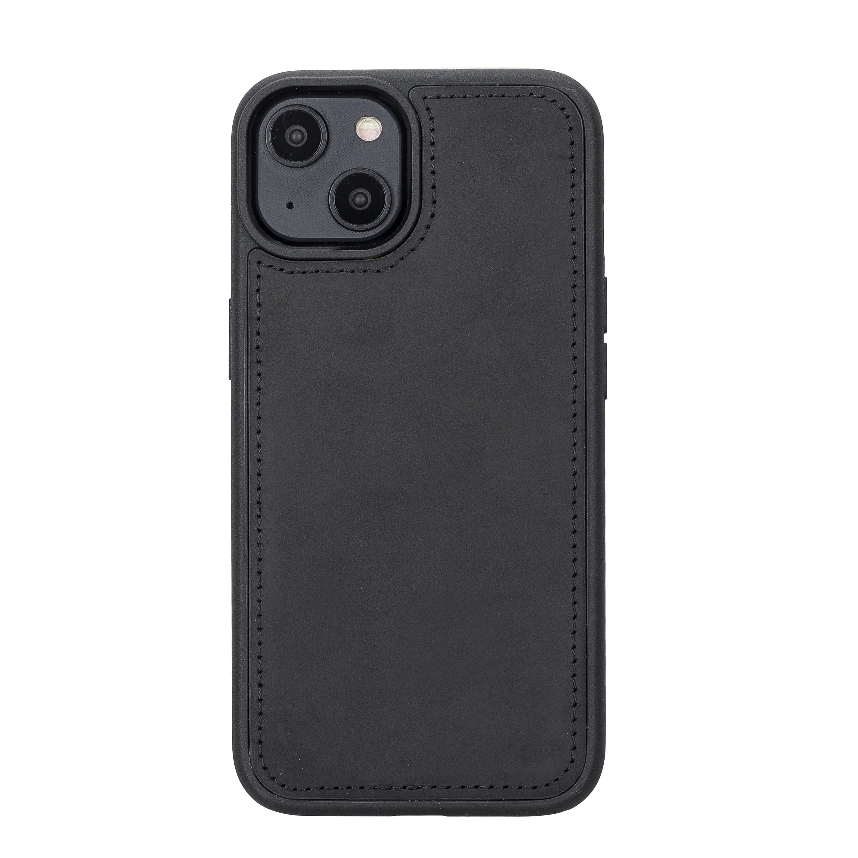 Weihnachtsmann iPhone 14 Leder-Brieftaschenhülle mit abnehmbarem Portemonnaie