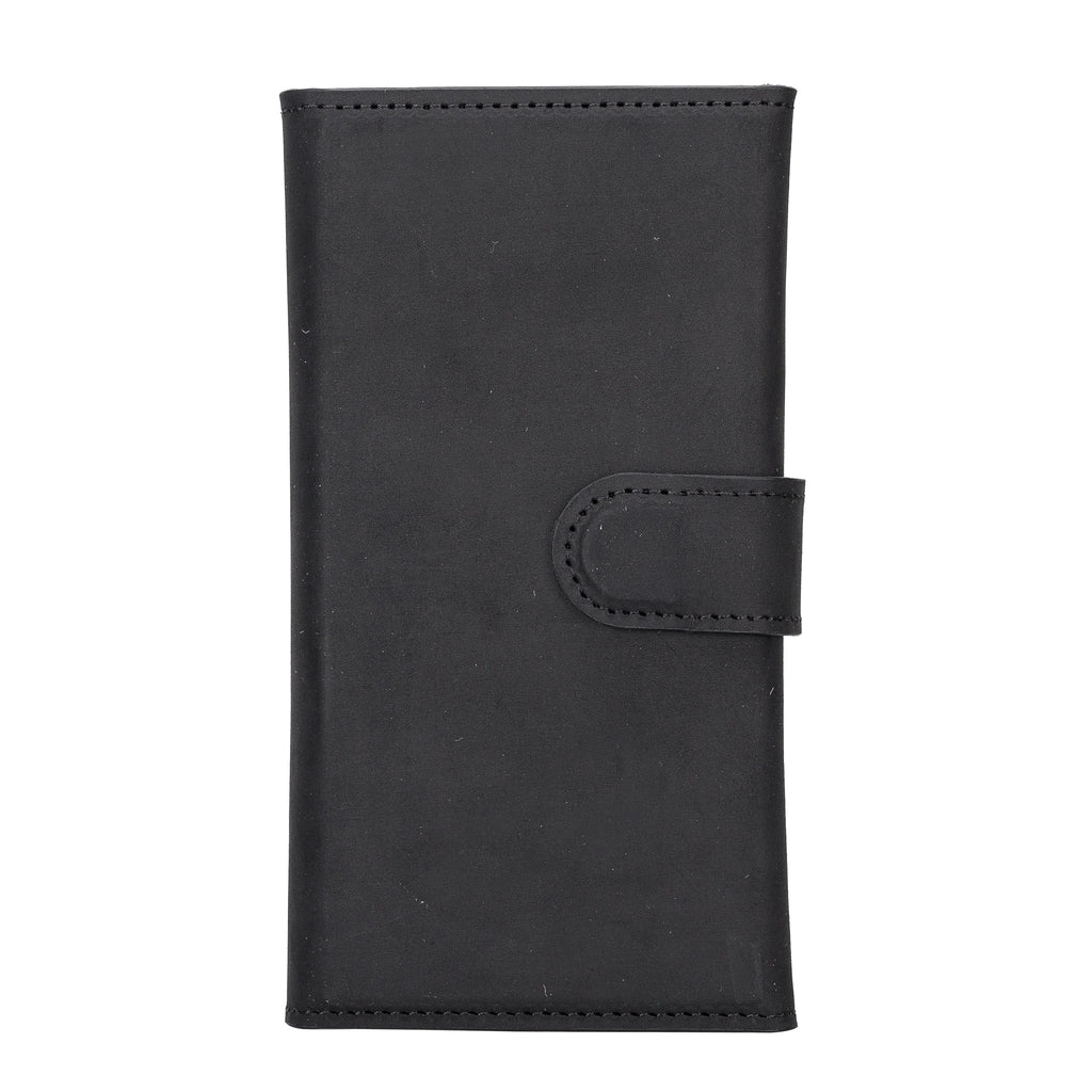 Weihnachtsmann iPhone 14 Pro Leder-Abnehmbare Brieftaschenhülle