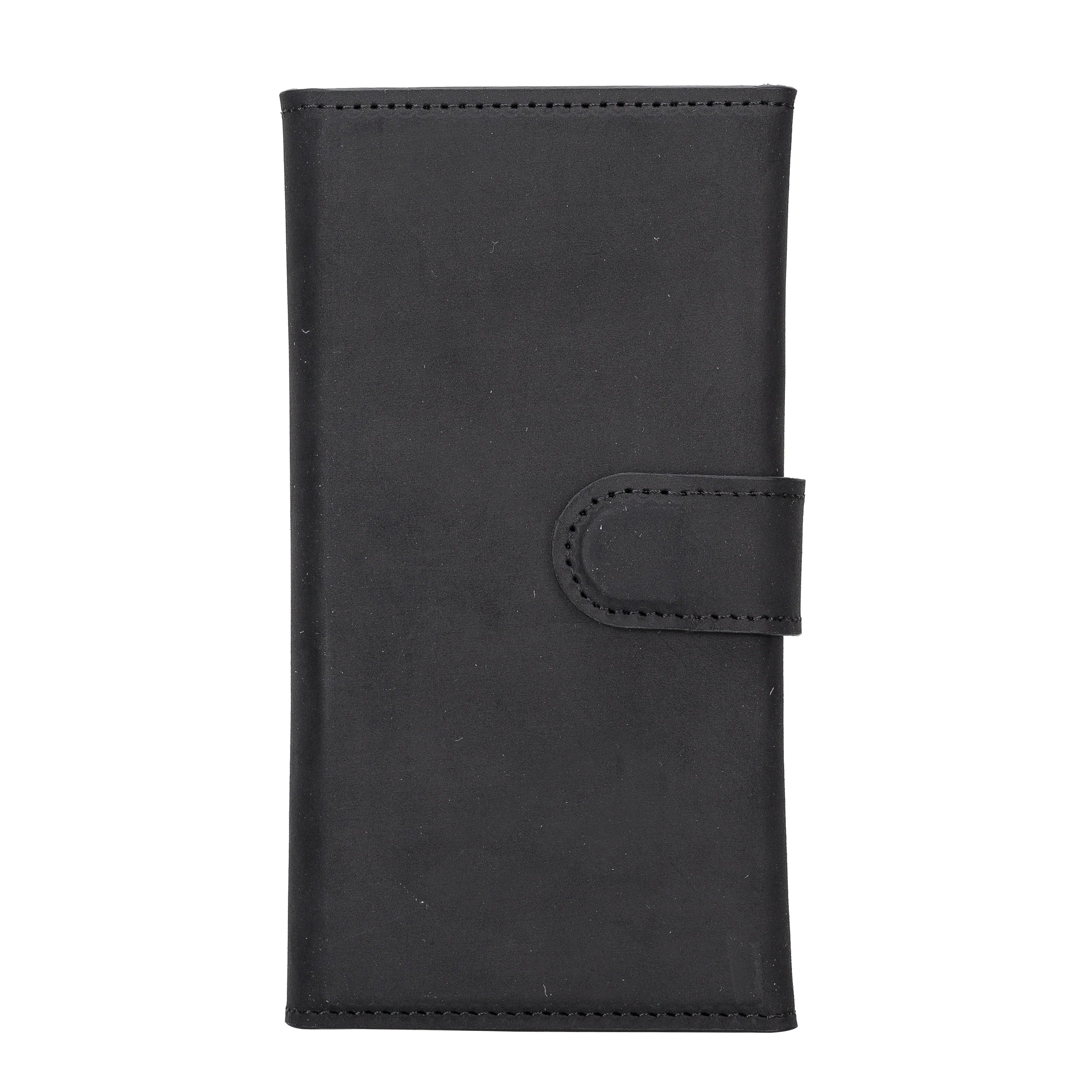 Weihnachtsmann iPhone 14 Pro Leder-Abnehmbare Brieftaschenhülle