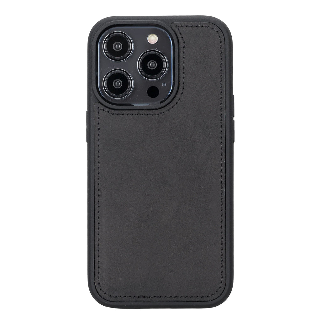 Weihnachtsmann iPhone 14 Pro Leder-Abnehmbare Brieftaschenhülle