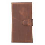 Weihnachtsmann iPhone 14 Leder-Brieftaschenhülle mit abnehmbarem Portemonnaie