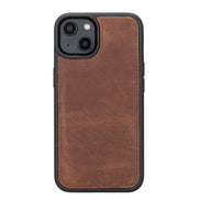Weihnachtsmann iPhone 14 Leder-Brieftaschenhülle mit abnehmbarem Portemonnaie
