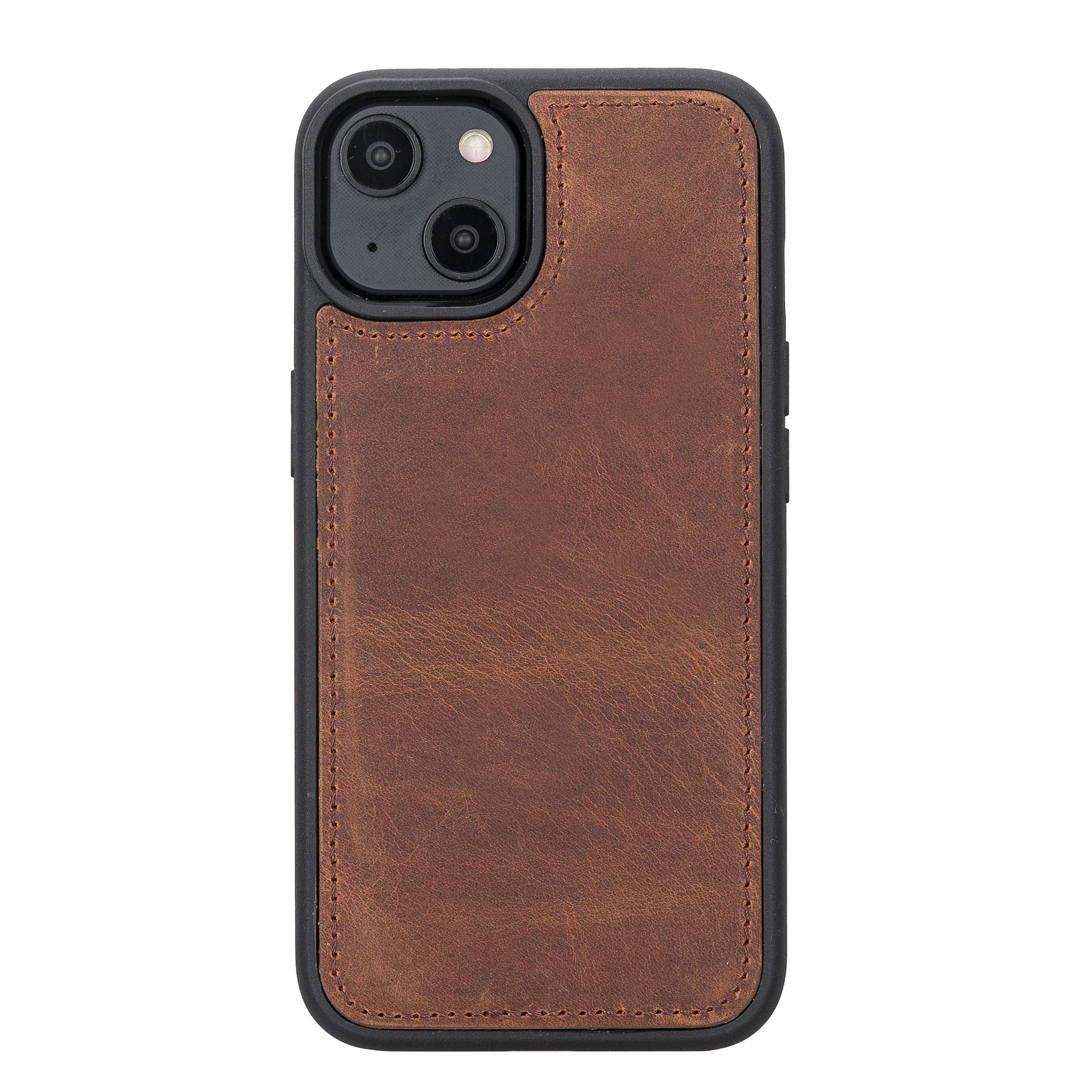 Weihnachtsmann iPhone 14 Leder-Brieftaschenhülle mit abnehmbarem Portemonnaie