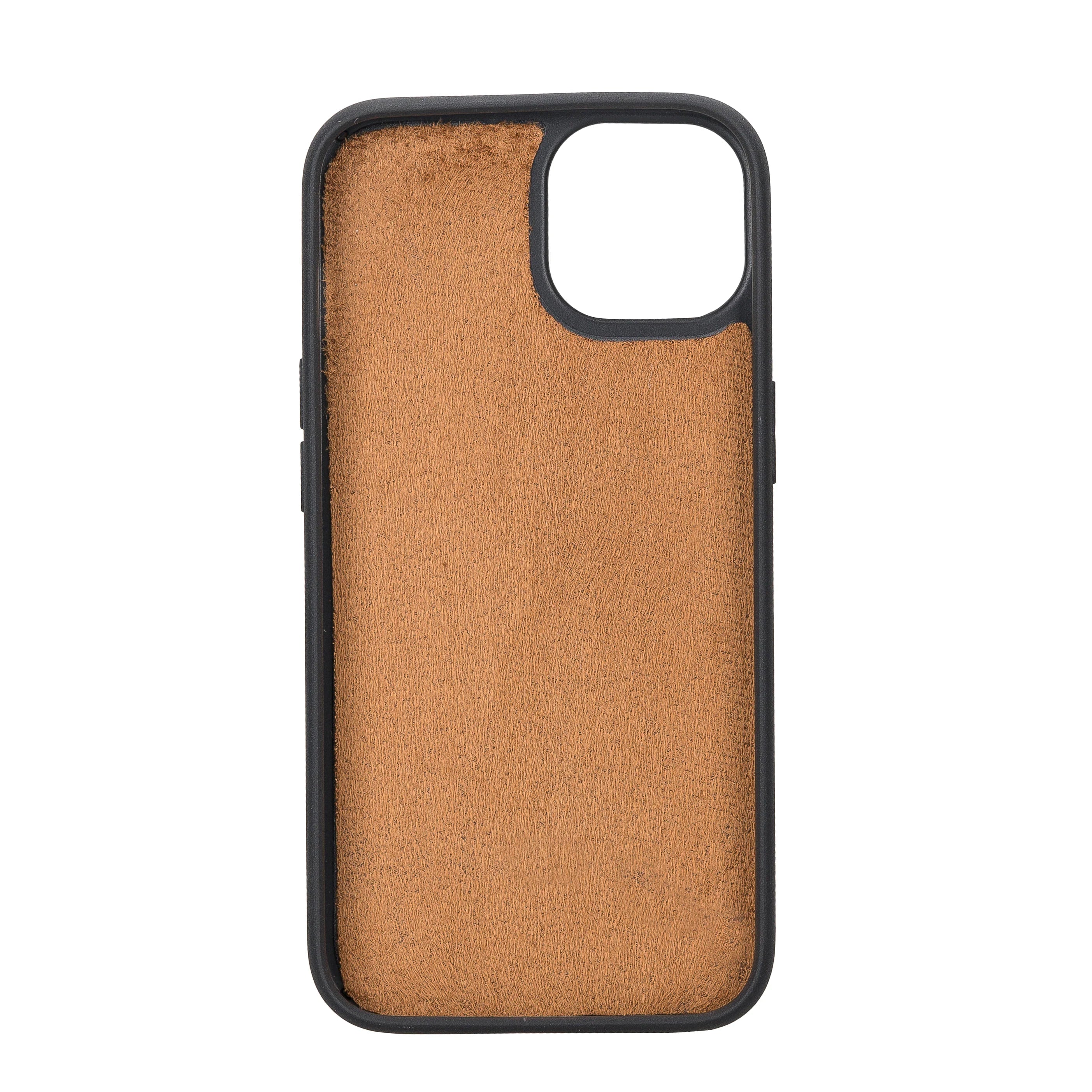 Weihnachtsmann iPhone 14 Leder-Brieftaschenhülle mit abnehmbarem Portemonnaie