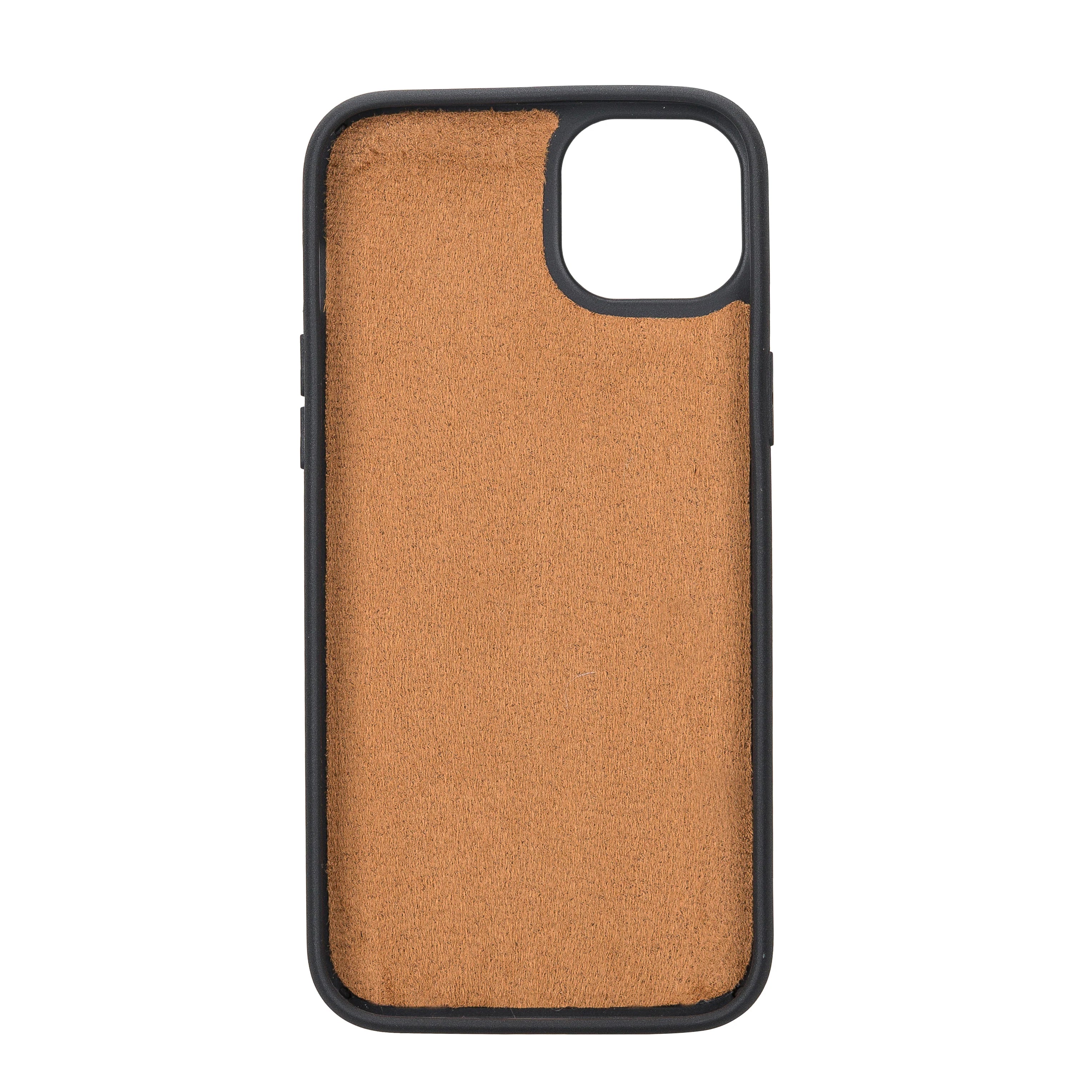Weihnachtsmann iPhone 14 Plus Leder-Brieftaschenhülle mit abnehmbarem Verschluss