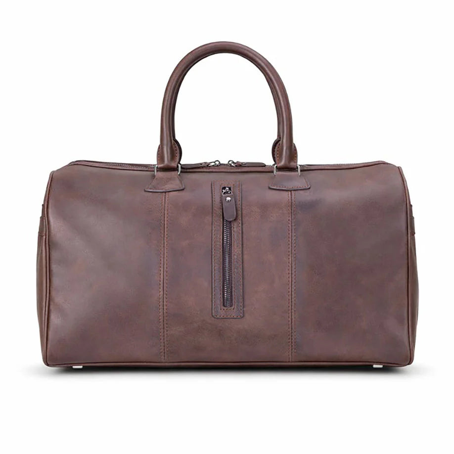 Dolly Handcrafted Leather Duffle Bag | Full Grain Leather Weekender Travel Bag