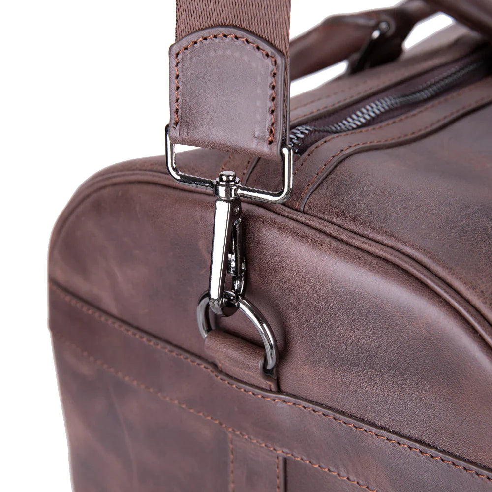 Dolly Handcrafted Leather Duffle Bag | Full Grain Leather Weekender Travel Bag