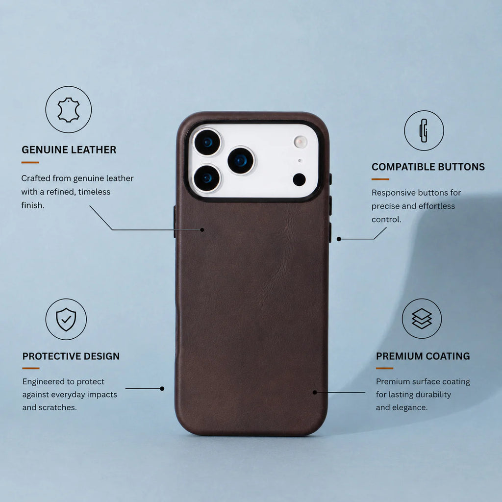 Prestige I Phone 17 Pro Leather Case