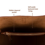 Azura Damen-Ledertasche