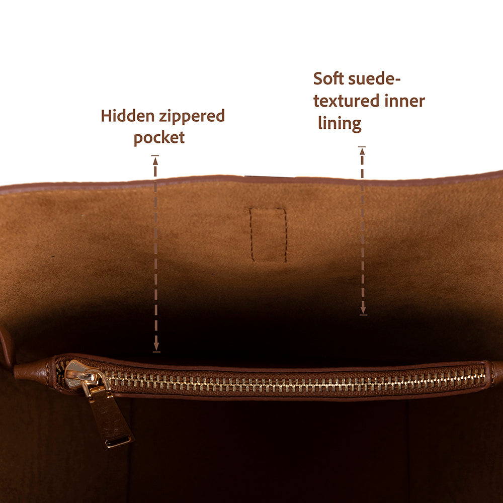 Azura Damen-Ledertasche