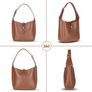 Azura Damen-Ledertasche