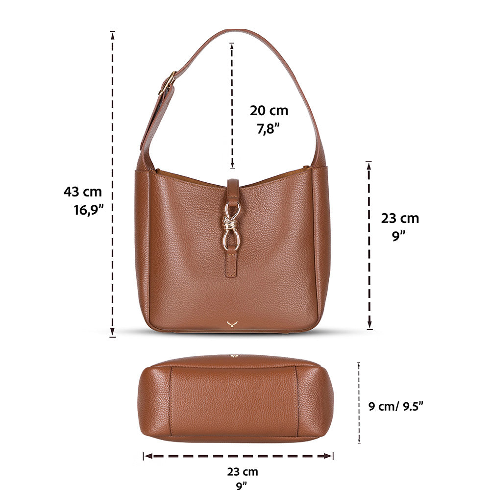 Azura Damen-Ledertasche