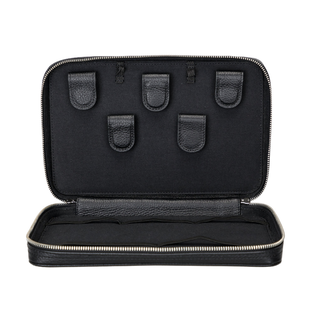 Reisekabelorganizer aus Leder
