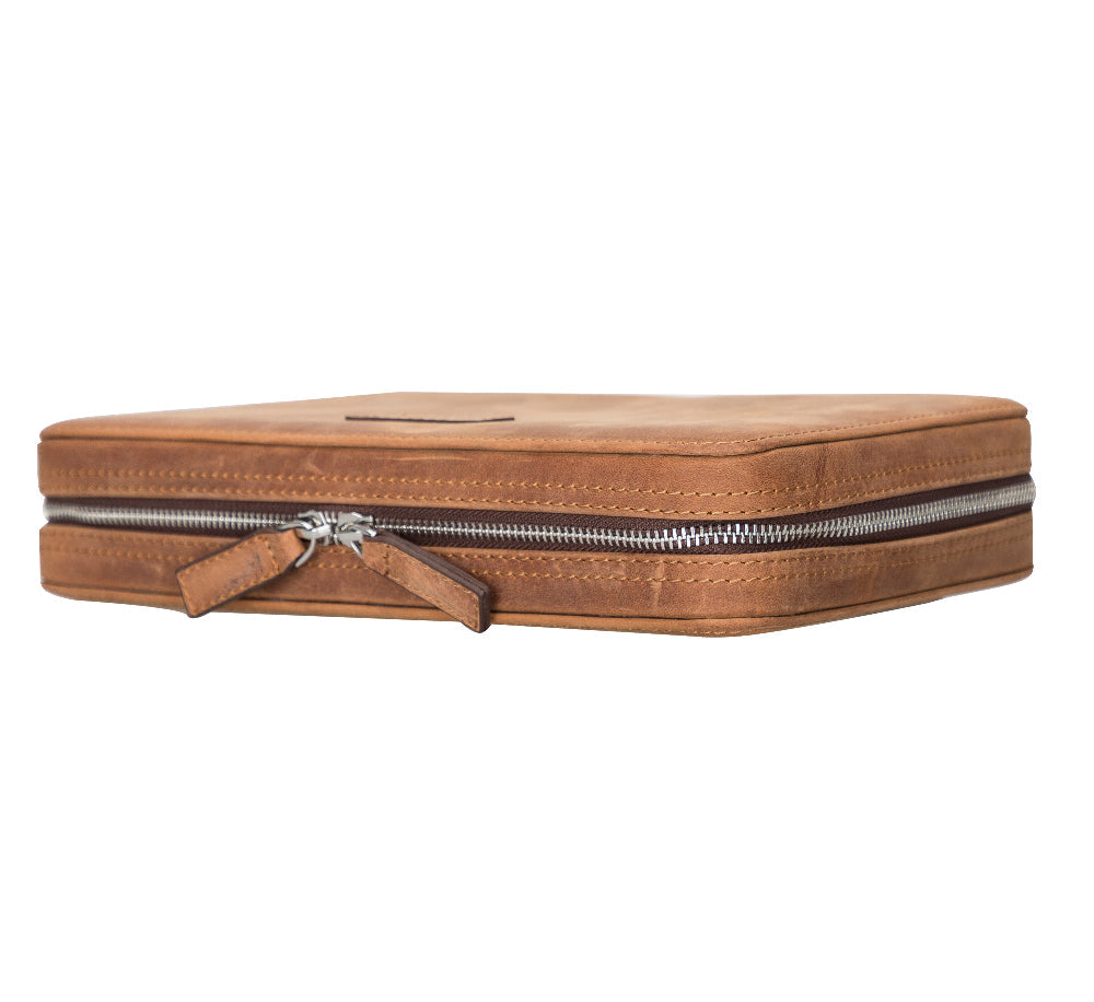 Reisekabelorganizer aus Leder
