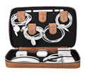 Reisekabelorganizer aus Leder