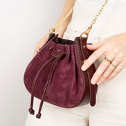 Valentina Women's Suede Leather Bag