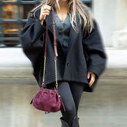 Valentina Women's Suede Leather Bag