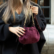 Valentina Women's Suede Leather Bag