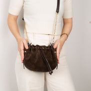 Valentina Women's Suede Leather Bag