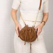 Valentina Women's Suede Leather Bag