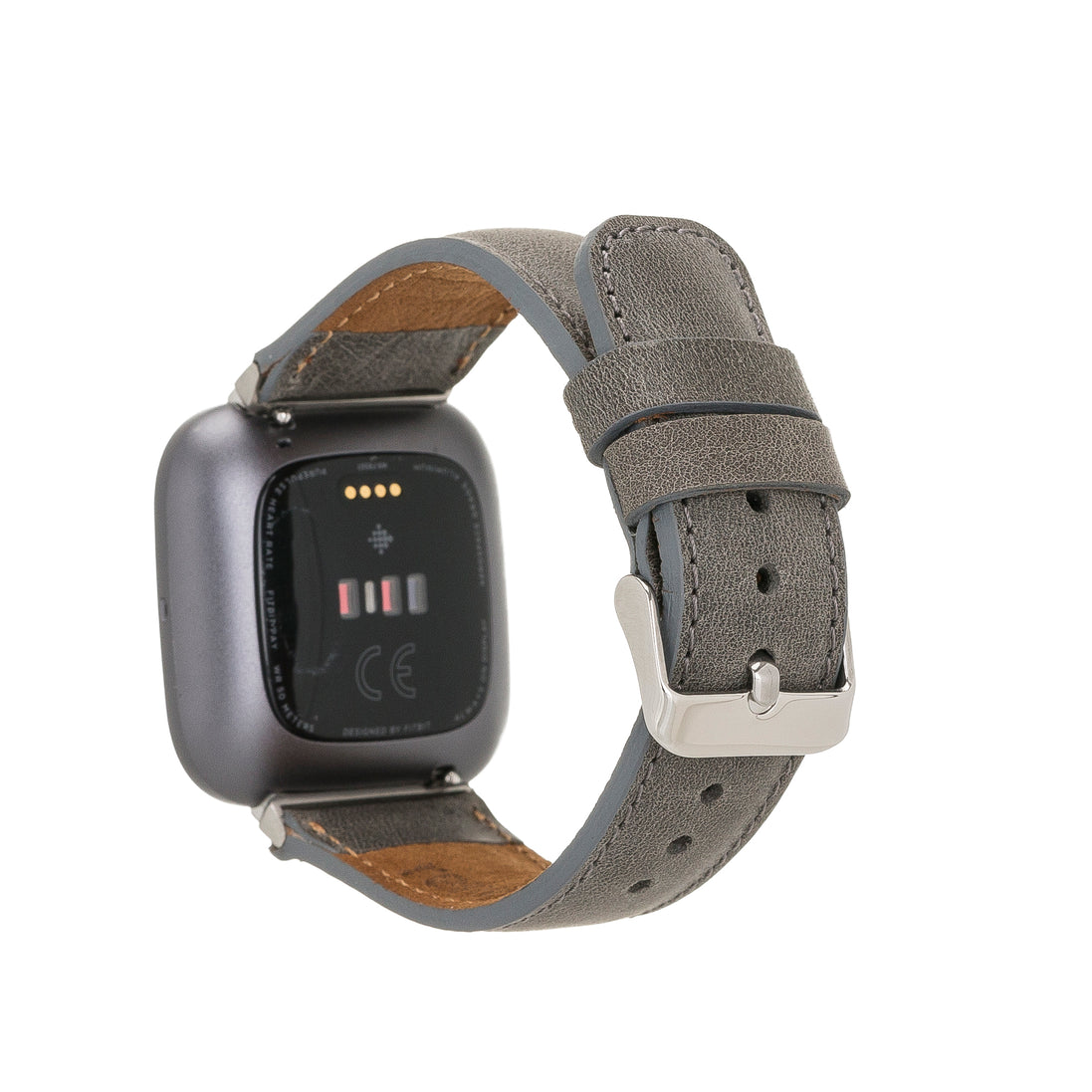 Klassisches Lederarmband für Fitbit Versa