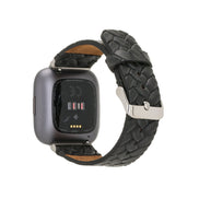 Klassisches Lederarmband für Fitbit Versa