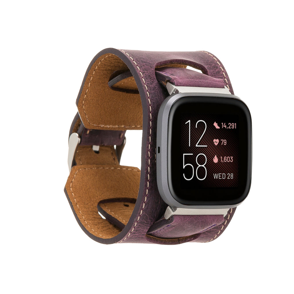 Classic Leather Fitbit Versa Watch Band