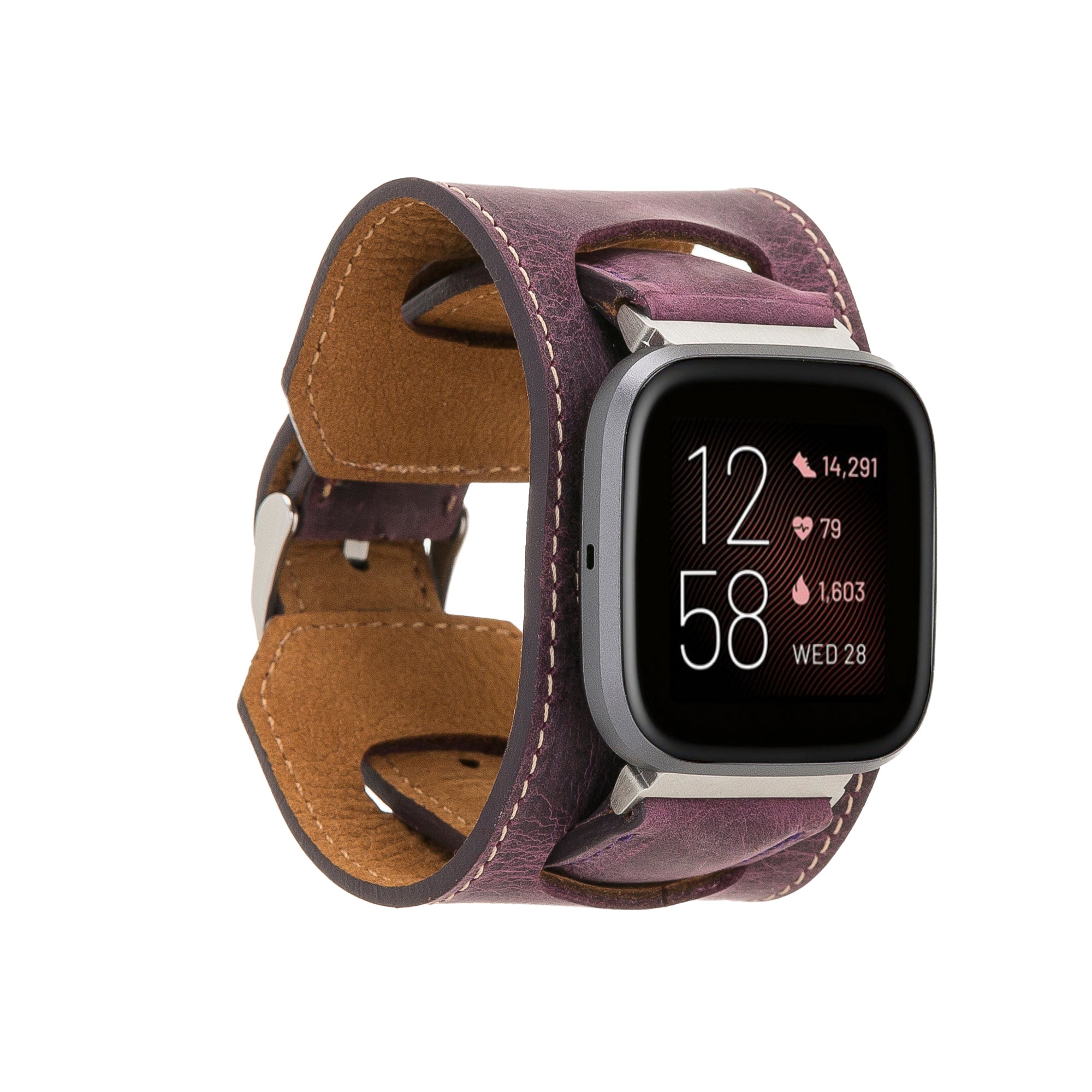 Lederarmbänder für Fitbit Versa Uhren