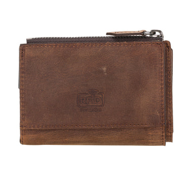Leather Pop-Up Card Holder Wallet