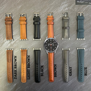 Klassische Lederarmbänder für Samsung Smartwatches
