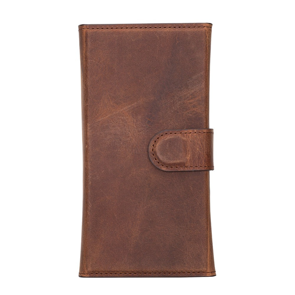Santa I Phone 13 Mini Leather Detachable Wallet Case