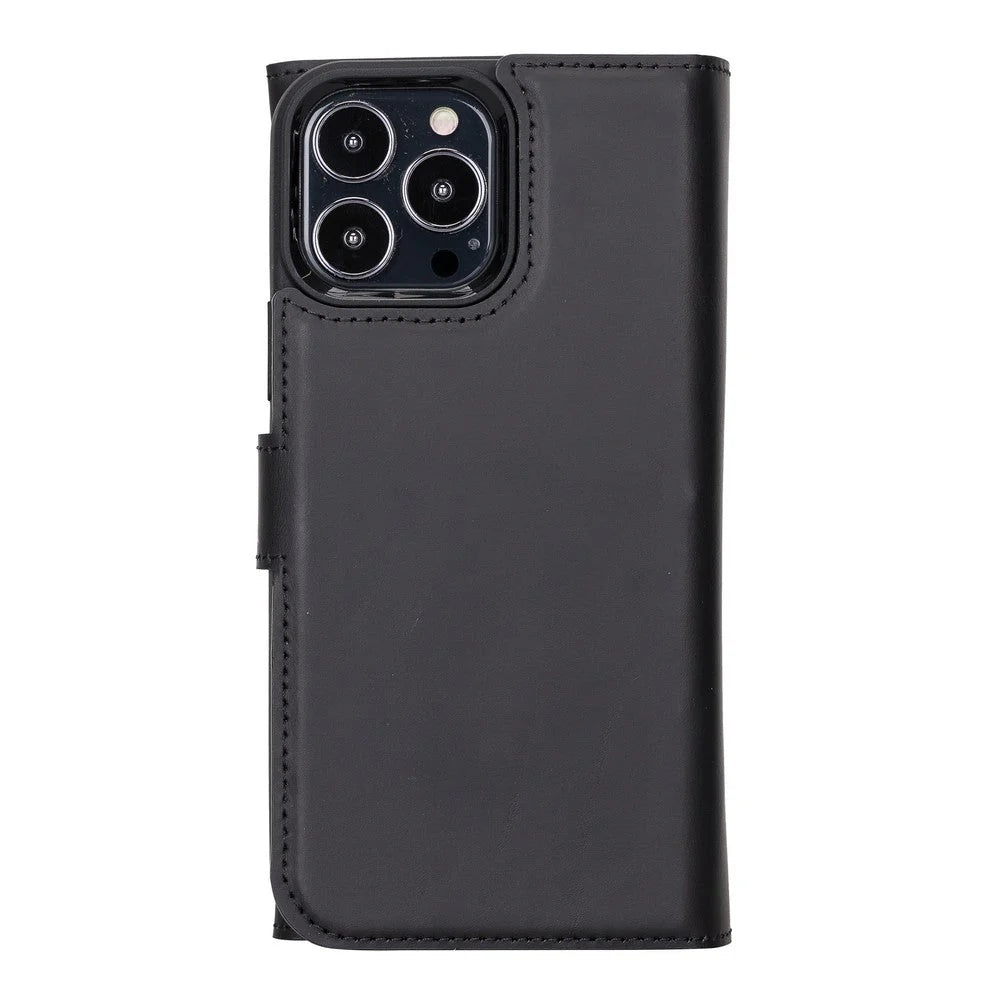 Santa I Phone 13 Pro Max Leather Detachable Wallet Case