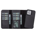 Santa I Phone 13 Pro Leather Detachable Wallet Case