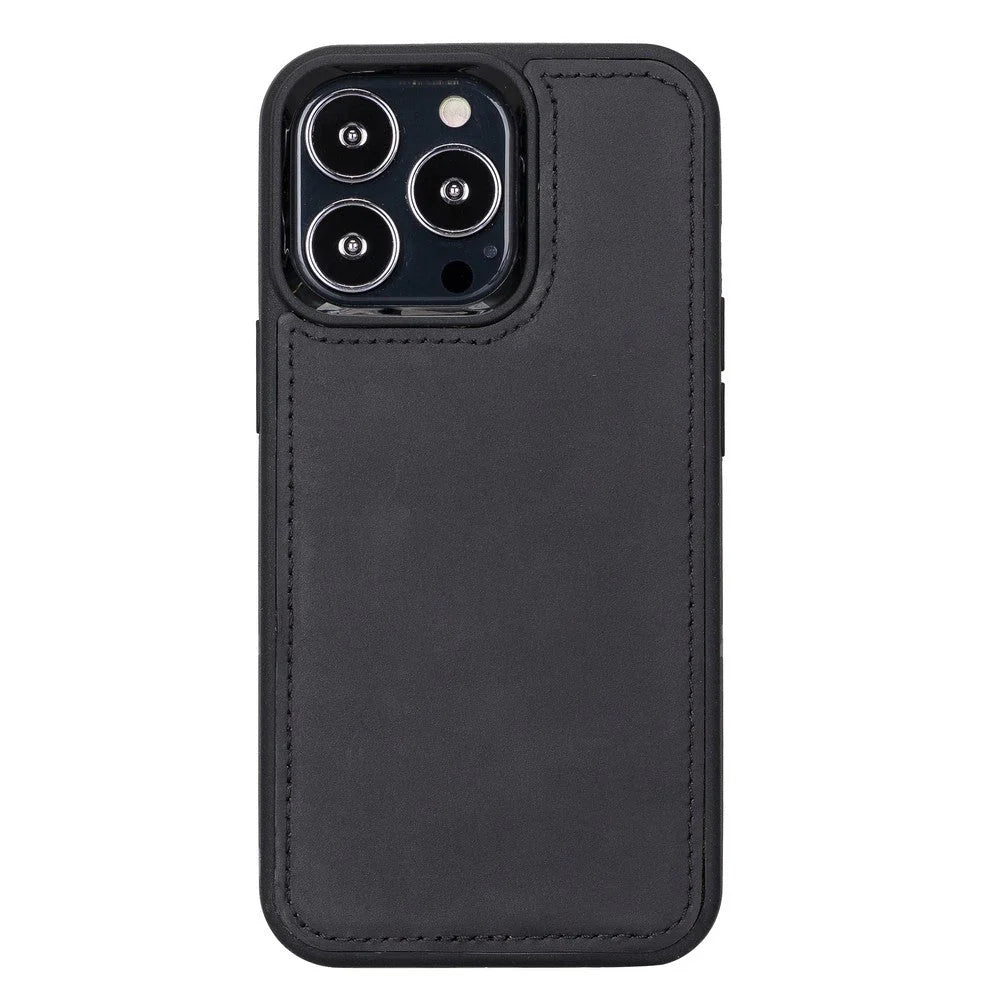 Weihnachtsmann iPhone 13 Pro Leder-Abnehmbare Brieftaschenhülle