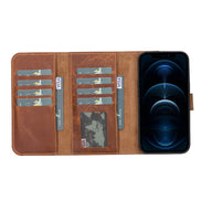 Weihnachtsmann iPhone 13 Pro Leder-Abnehmbare Brieftaschenhülle
