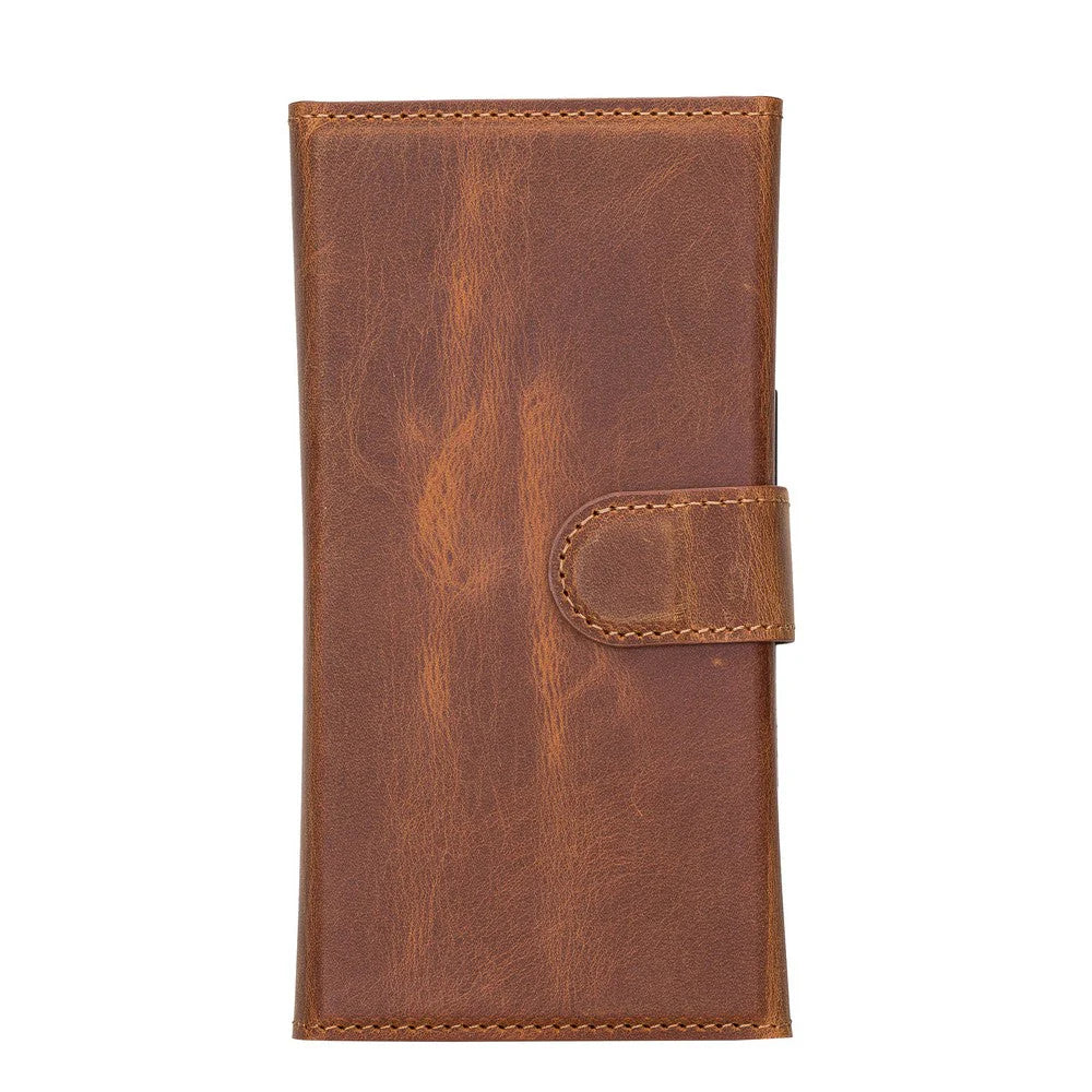 Santa I Phone 13 Pro Leather Detachable Wallet Case