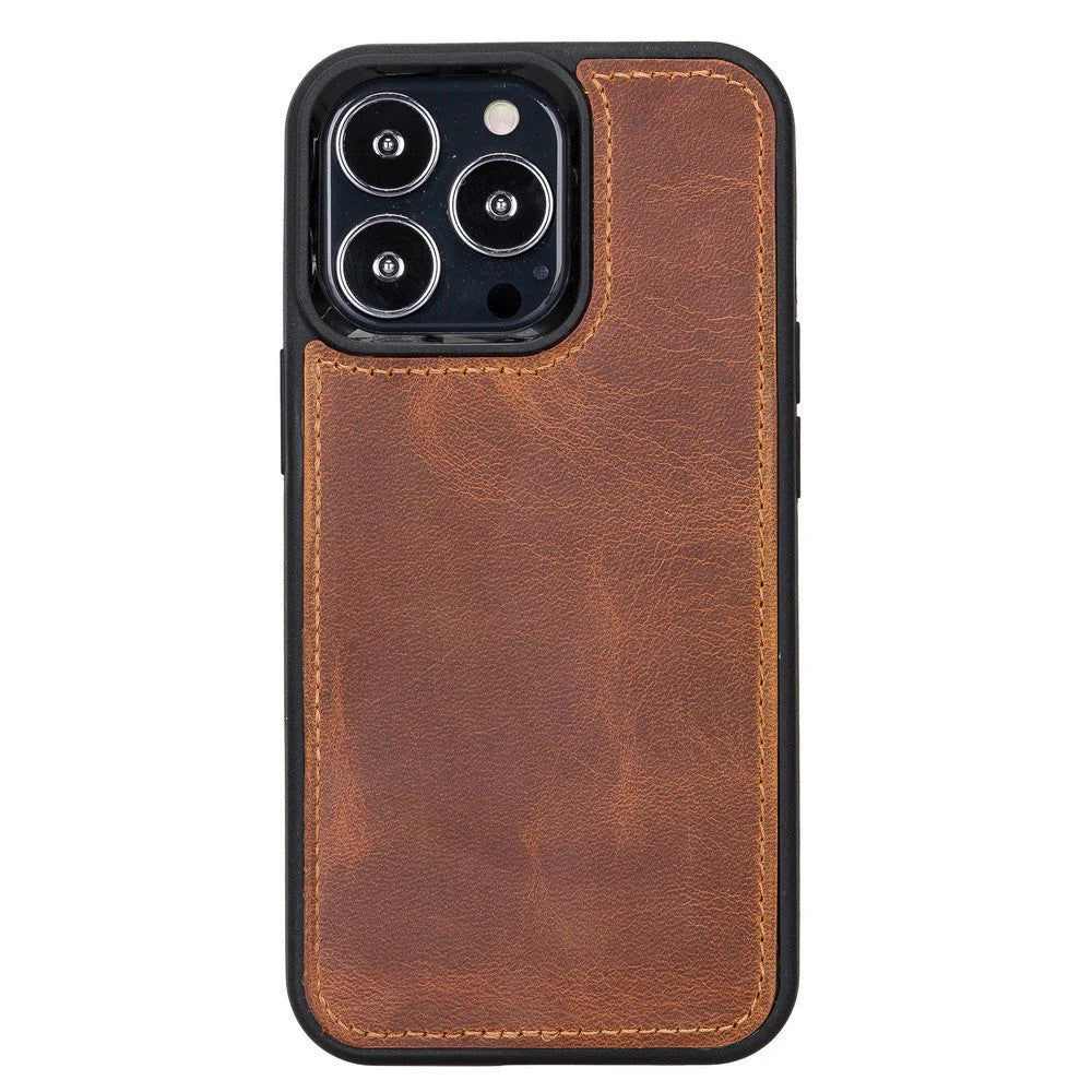 Weihnachtsmann iPhone 13 Pro Leder-Abnehmbare Brieftaschenhülle