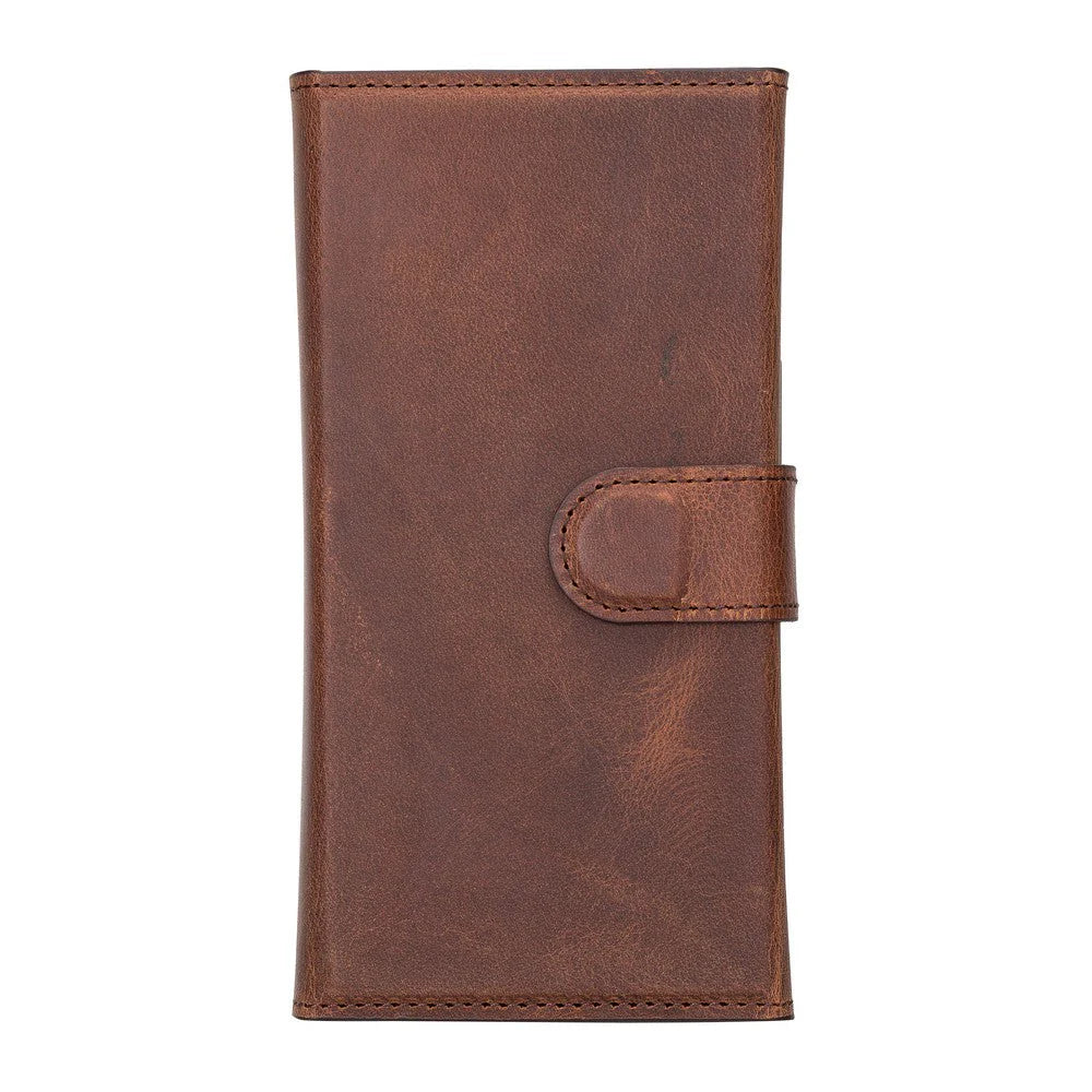 Weihnachtsmann iPhone 13 Pro Leder-Abnehmbare Brieftaschenhülle