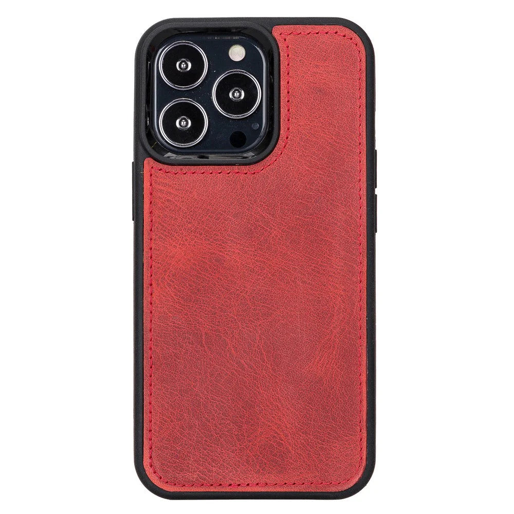 Weihnachtsmann iPhone 13 Pro Leder-Abnehmbare Brieftaschenhülle