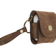 Mai Snap AirPods 1st and 2nd Generation Genuine Leather Case with Hook