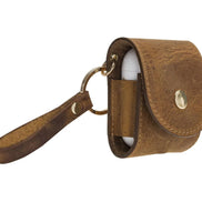 Mai Snap AirPods 1st and 2nd Generation Genuine Leather Case with Hook