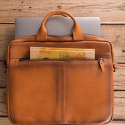 Apollo Geniune Leather Laptop Bag