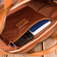 Apollo Geniune Leather Laptop Bag