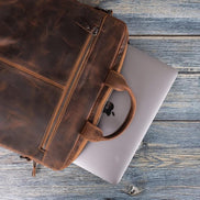 Apollo Geniune Leather Laptop Bag