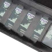 Eto iPad-Serie Echtleder-Brieftaschenhülle